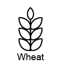 A wheat icon representing allergen information