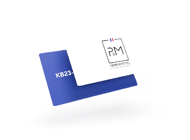 Pierre and Michel French bakery gift card, featuring a beautiful design and elegant typography.