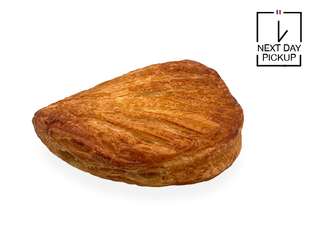 Image of a single French apple croissant. Pierre and Michel your authentic French bakery