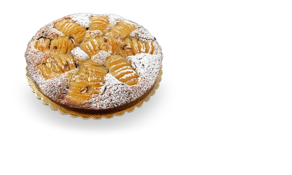 Delectable Homemade Pear Tart with Chocolate Chips and Roasted Almonds