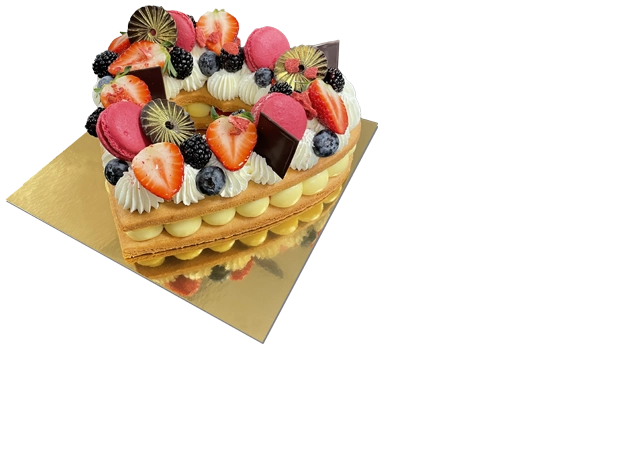 Heart tart from Pierre and Michel Authentic French Bakery in New Jersey – a sweet celebration of love