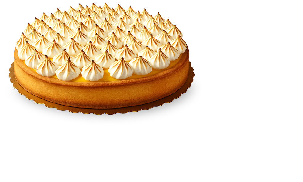 A golden, glossy mango tart with a smooth swirl design and buttery crust, surrounded by autumn leaves and pumpkins in warm Thanksgiving tones.